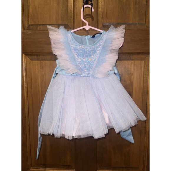 INF FRENDZ Iridescent Sequin Tutu Dress 6-12 Months 49cm - Picture 4 of 10